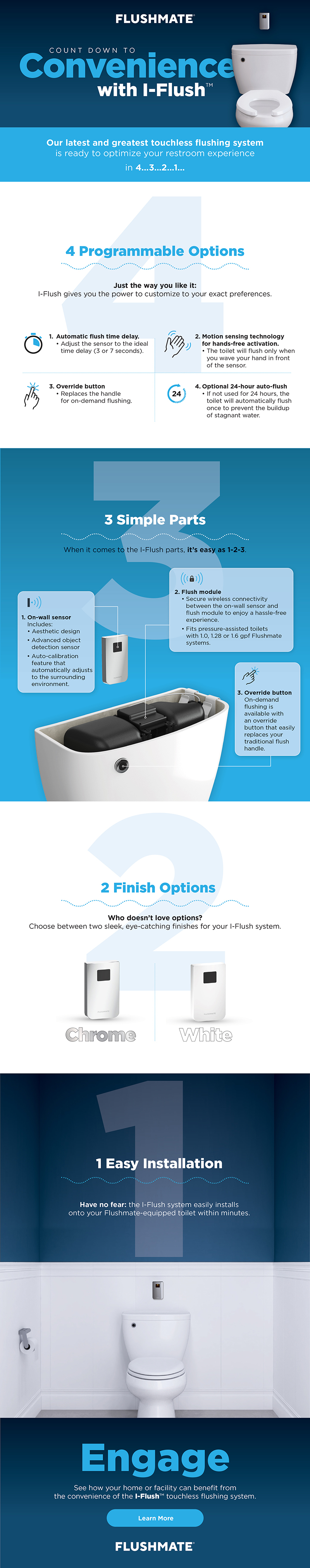 Flushmate Count Down to Convenience